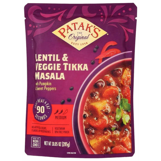 PATAK'S PATAKS Meal Rte Lentil Masala, 10.05 oz