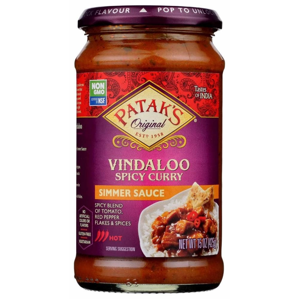 PATAKS PATAKS Sauce Vindaloo Spicy, 15 oz