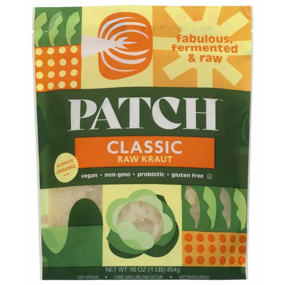 PATCH Grocery > Refrigerated PATCH: Classic Raw Kraut, 16 oz