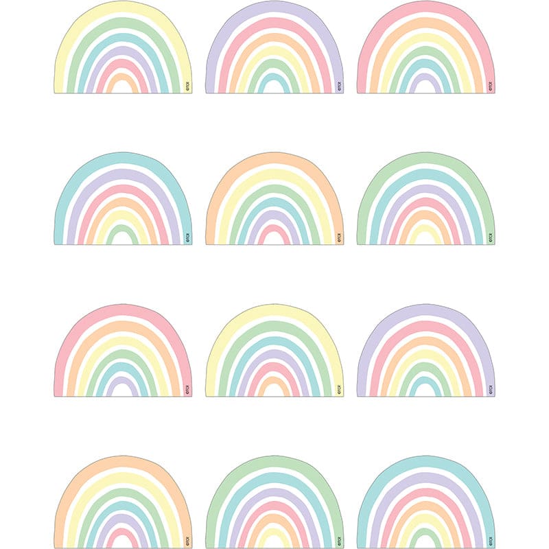Patel Pop Rainbows Mini Accent 36Ct (Pack of 10) - Accents - Teacher Created Resources