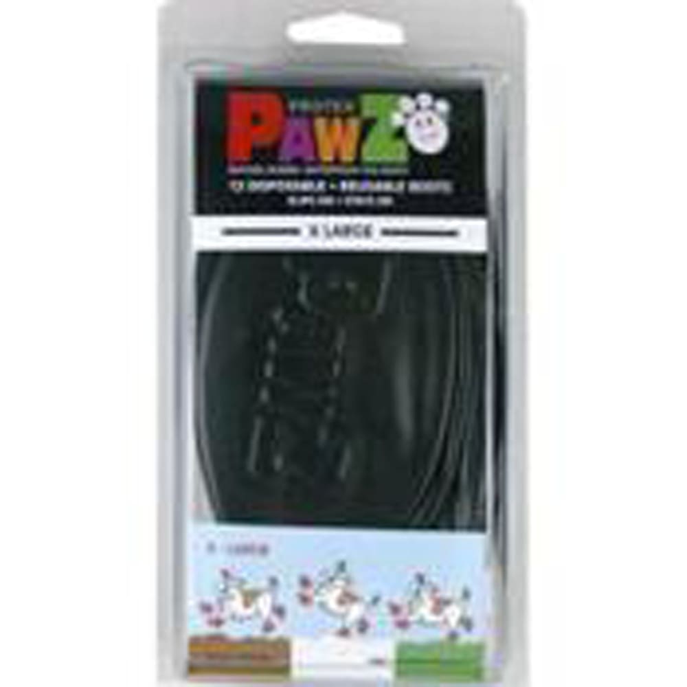 Pawz Dog Boots Black Extra Large - Pet Supplies - Pawz