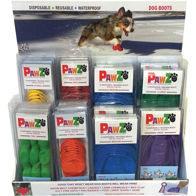 Pawz Dog Multi 28Pc Counter Top Display - Pet Supplies - Pawz