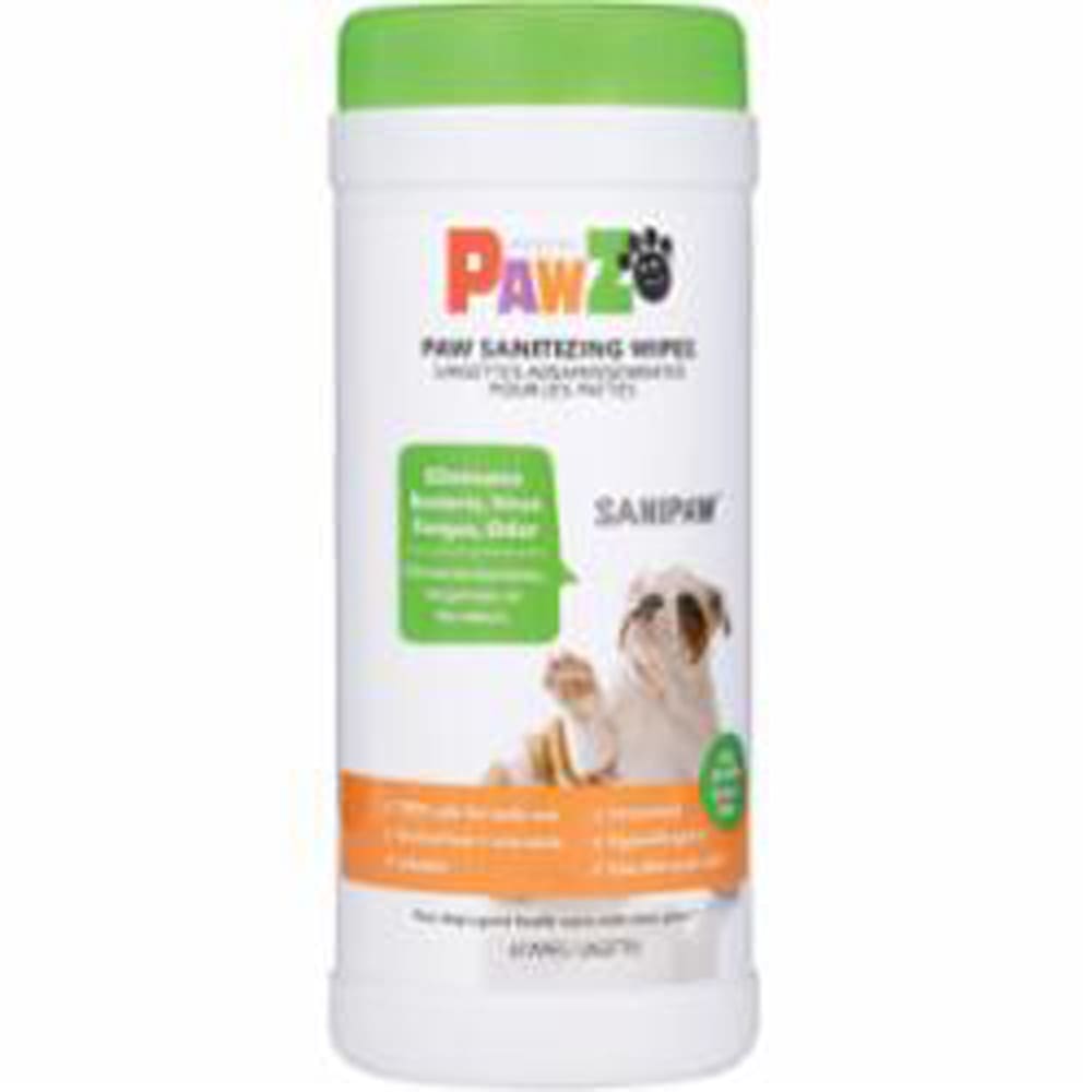 Pawz Dog Sanipaw Wipes 60Ct - Pet Supplies - Pawz