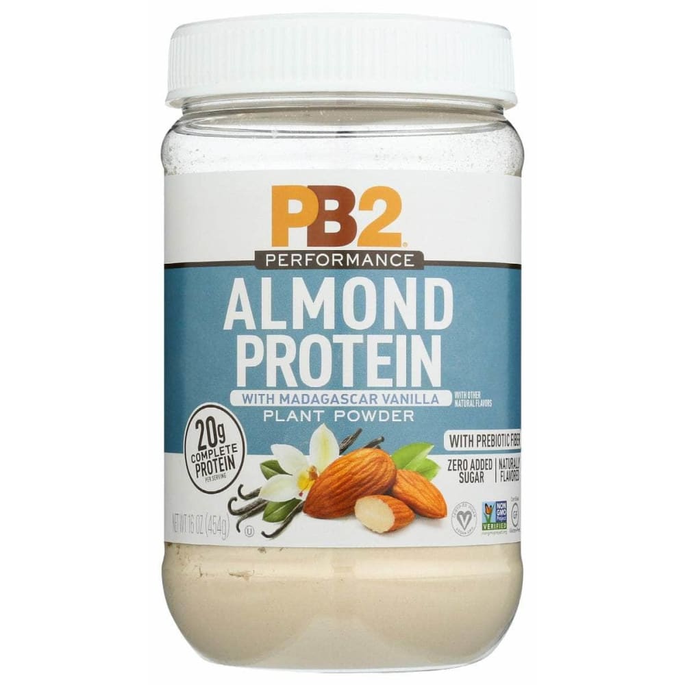 PB2 Grocery > Nutritional Bars, Drinks, and Shakes PB2: Almond Protein Madagascar Vanilla Powder, 16 oz