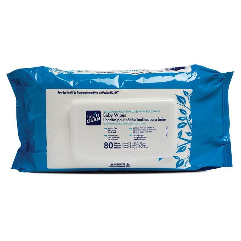 PDI Baby Wipe Nice N Clean Unscented Case of 12 - Incontinence >> Wipes - PDI