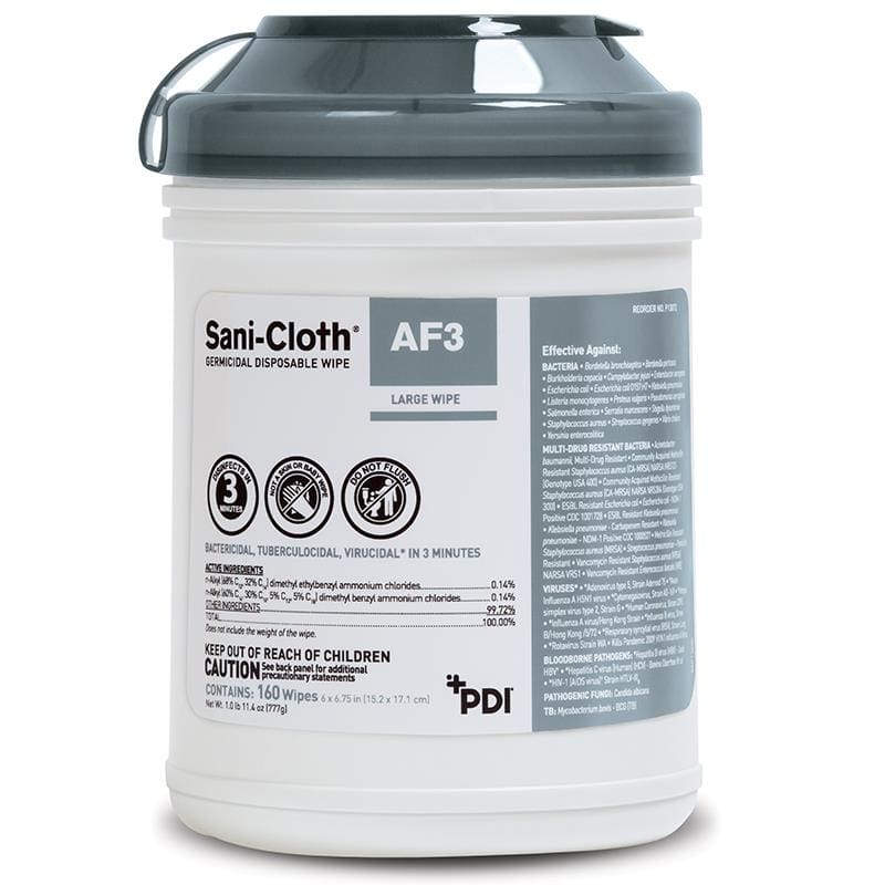 PDI Sani-Cloth Af3 Large 160/Tub Pdi T160 - HouseKeeping >> Disinfectants - PDI