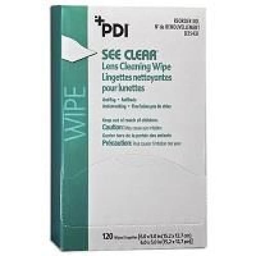 PDI See Clear Eyeglass Cleansing Wipe Box of 120 (Pack of 3) - Over the Counter >> Eye Care - PDI