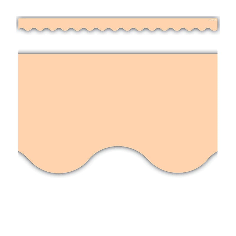 Peach Scalloped Border Trim (Pack of 10) - Border/Trimmer - Teacher Created Resources