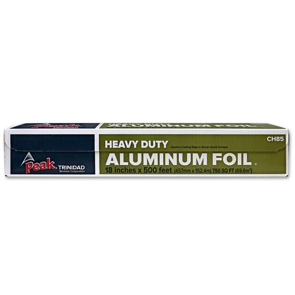 Peak 18 Heavy Duty Foodservice Aluminum Foil (750 sq. ft.) - Paper & Plastic - Peak