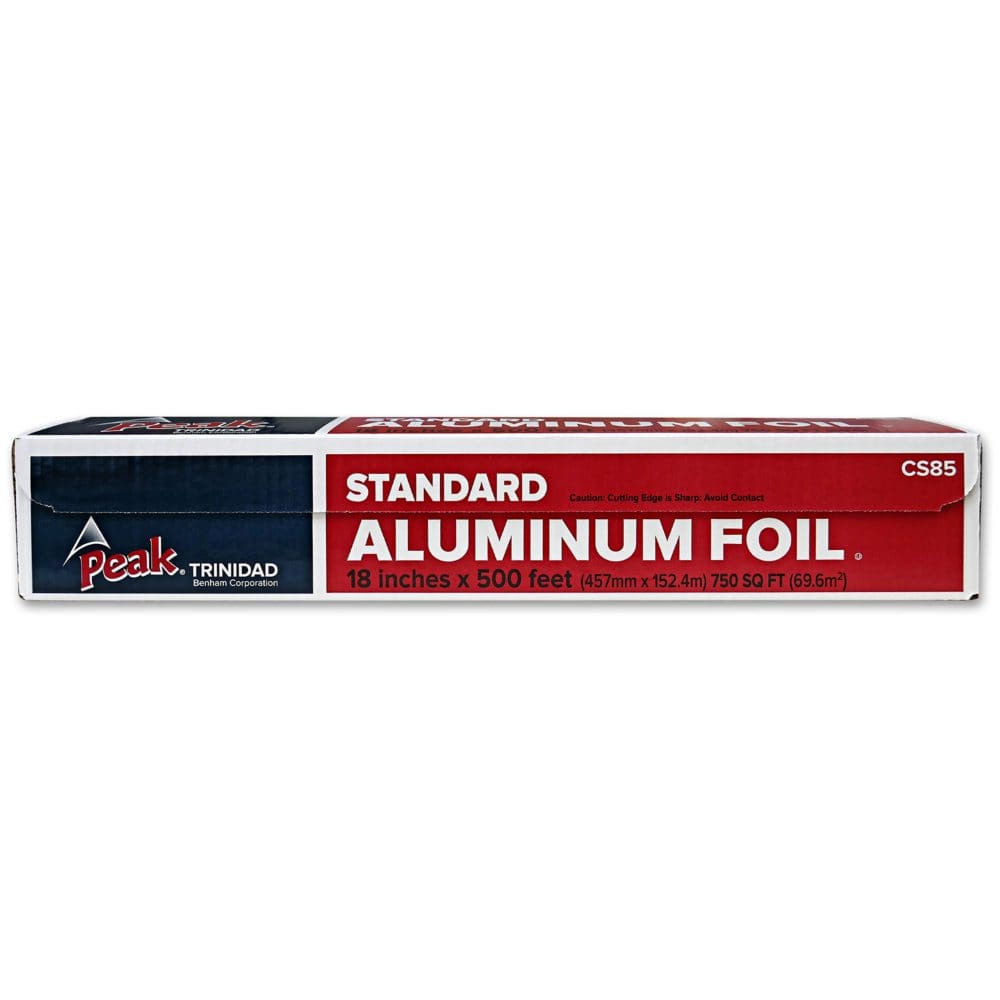 Peak 18 Standard Foodservice Aluminum Foil (750 sq. ft.) - Paper & Plastic - Peak