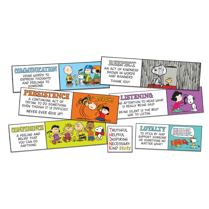 Peanuts Character Building Mini Bb Set (Pack of 6) - Motivational - Eureka