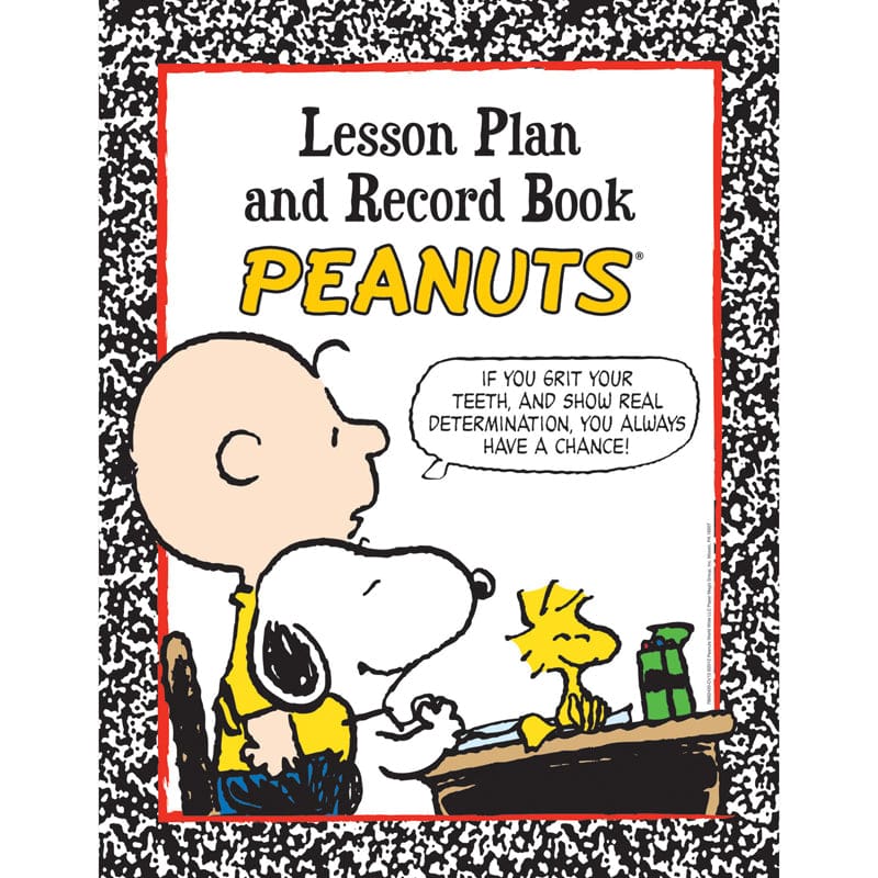 Peanuts Lesson Plan And Record Book (Pack of 3) - Plan & Record Books - Eureka