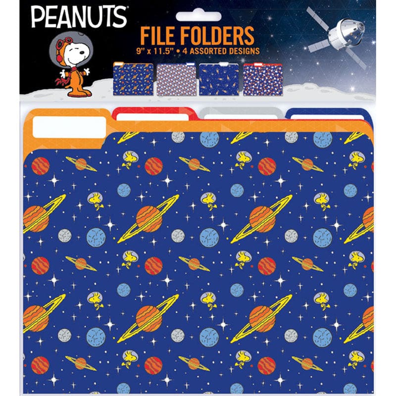 Peanuts Nasa File Folders (Pack of 10) - Folders - Eureka