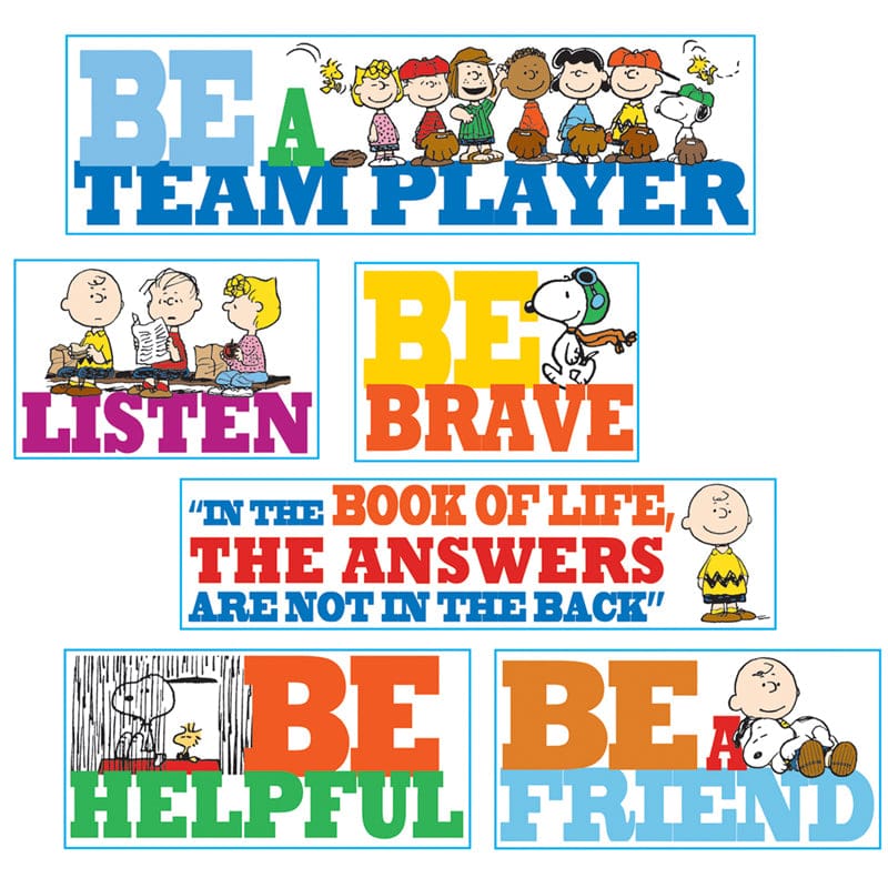 Peanuts Quotes Bb Set (Pack of 2) - Classroom Theme - Eureka