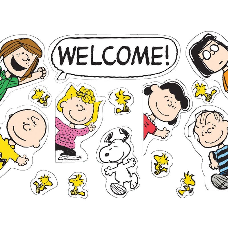 Peanuts Welcome Go Arounds (Pack of 6) - Classroom Theme - Eureka