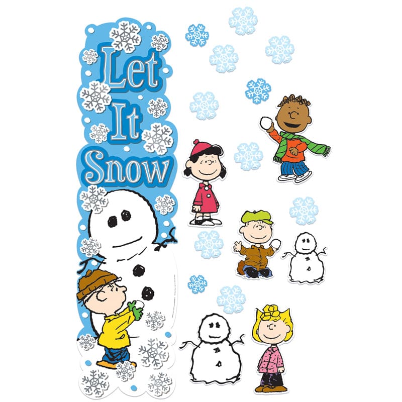 Peanuts Winter Door Decor Kit (Pack of 6) - Holiday/Seasonal - Eureka