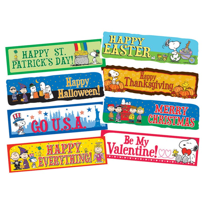 Peanuts Year Of Holidays Mini Bb Set (Pack of 6) - Holiday/Seasonal - Eureka