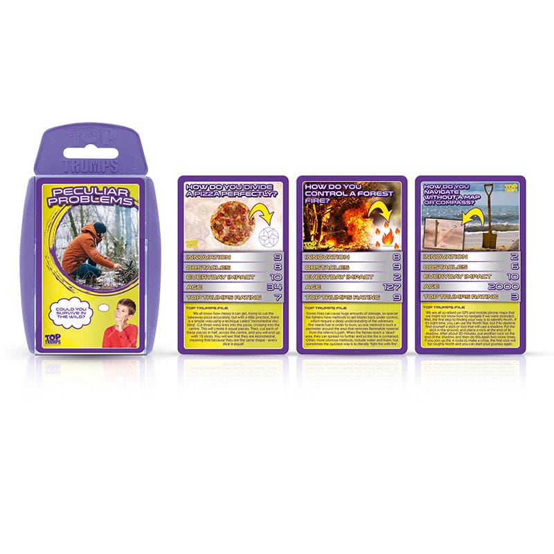 Peculiar Problems Top Trumps Card Game (Pack of 12) - Card Games - Top Trumps Usa Inc