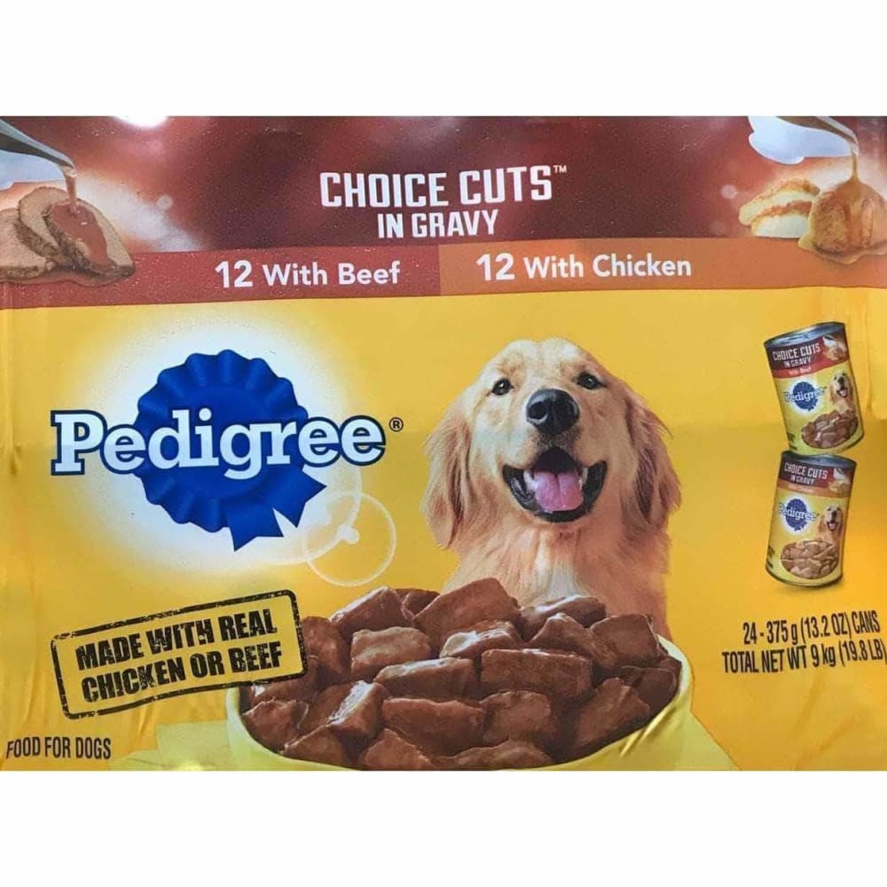 Pedigree Choice Cuts Meaty Combo Dog Food, 24 pk./13.2 oz. - ShelHealth.Com