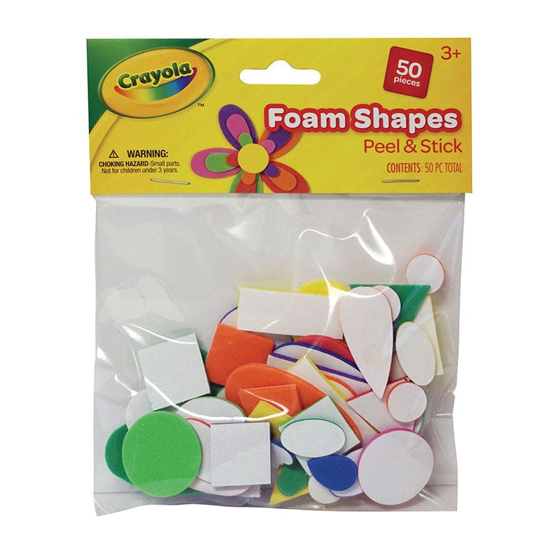 Peel & Stick Shapes 50Ct Assorted Shapes & Sizes (Pack of 12) - Sticky Shapes - Dixon Ticonderoga Co - Pacon