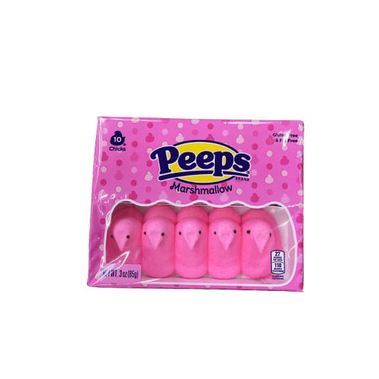 PEEPS PEEPS Pink Marshmallow Chicks Easter Candy, 10ct. (3.0 oz.)