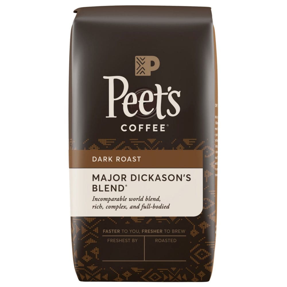 Peet’s Coffee Major Dickason’s Blend Deep Roast Whole Bean (32 oz.) - Coffee Tea & Cocoa - Peet’s Coffee