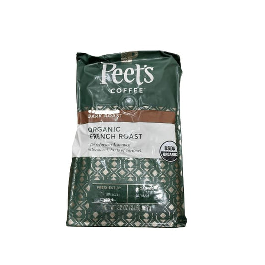 Peet's Peet's Coffee Organic French Roast, Dark Roast Ground Coffee, 32 oz.