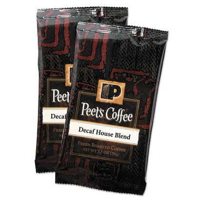 Peet’s Coffee & Tea Coffee Portion Packs House Blend Decaf 2.5 Oz Frack Pack 18/box - Food Service - Peet’s Coffee & Tea®