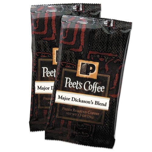 Peet’s Coffee & Tea Coffee Portion Packs Major Dickason’s Blend 2.5 Oz Frack Pack 18/box - Food Service - Peet’s Coffee & Tea®