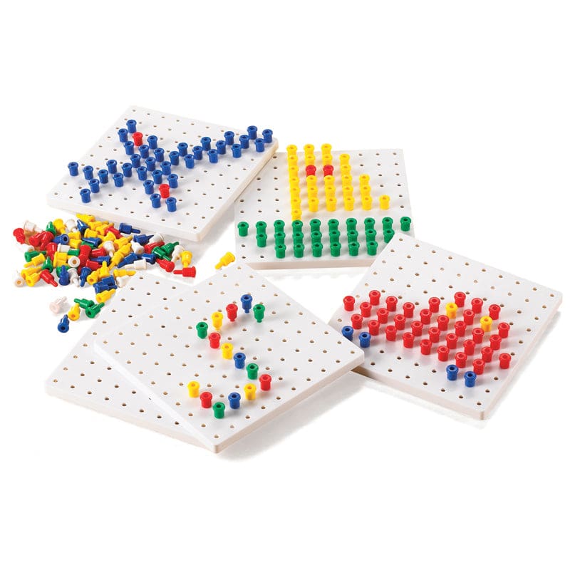 Pegs Peg Boards Set - Pegs - Learning Advantage