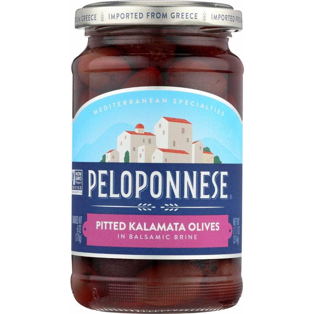 Peloponnese Peloponnese Pitted Kalamata Gourmet Black Olives, 6 oz