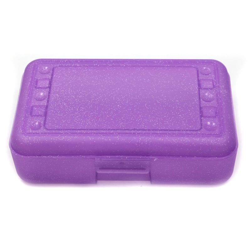 Pencil Box Purple Sparkle (Pack of 12) - Pencils & Accessories - Romanoff Products