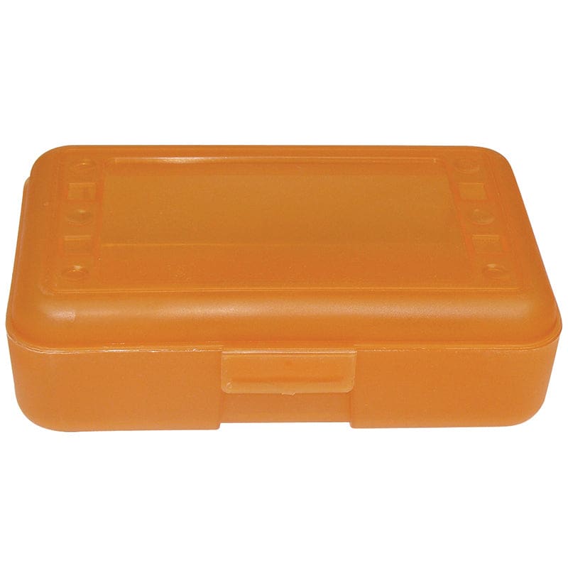 Pencil Box Tangerine (Pack of 12) - Pencils & Accessories - Romanoff Products