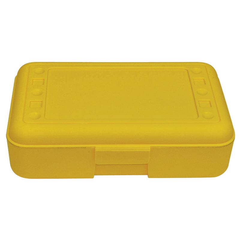 Pencil Box Yellow (Pack of 12) - Pencils & Accessories - Romanoff Products