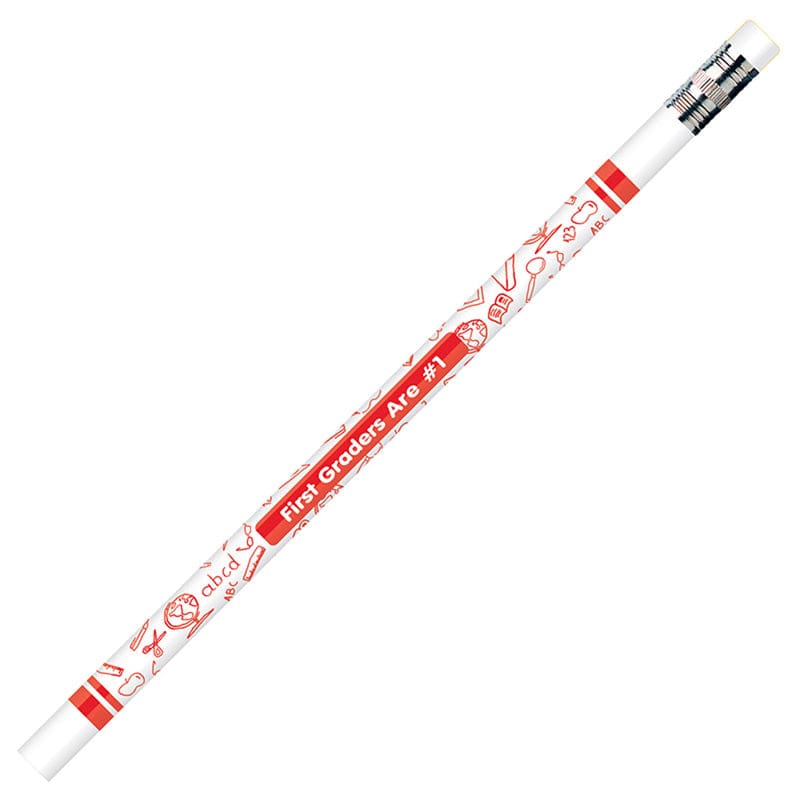 Pencils 1St Graders Are Number 1 (Pack of 12) - Pencils & Accessories - Larose Industries- Rose Moon
