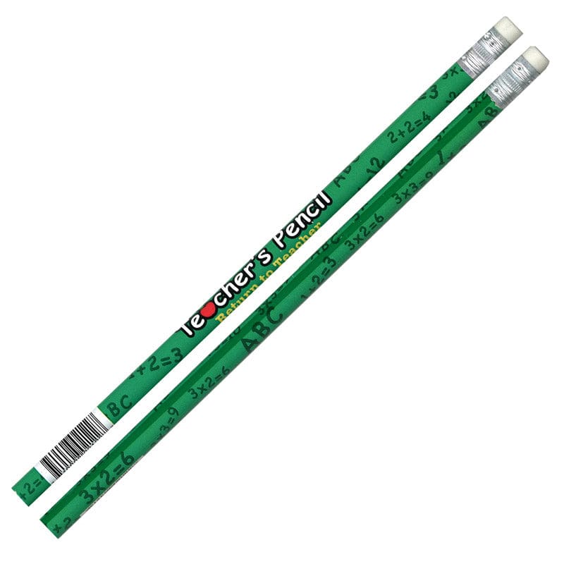 Pencils Teachers Pencil 12/Pk Green (Pack of 12) - Pencils & Accessories - Larose Industries- Rose Moon