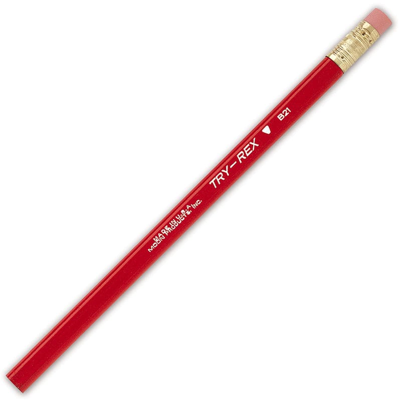 Pencils Try-Rex Jumbo with Eraser 12Pk (Pack of 6) - Pencils & Accessories - Larose Industries- Rose Moon