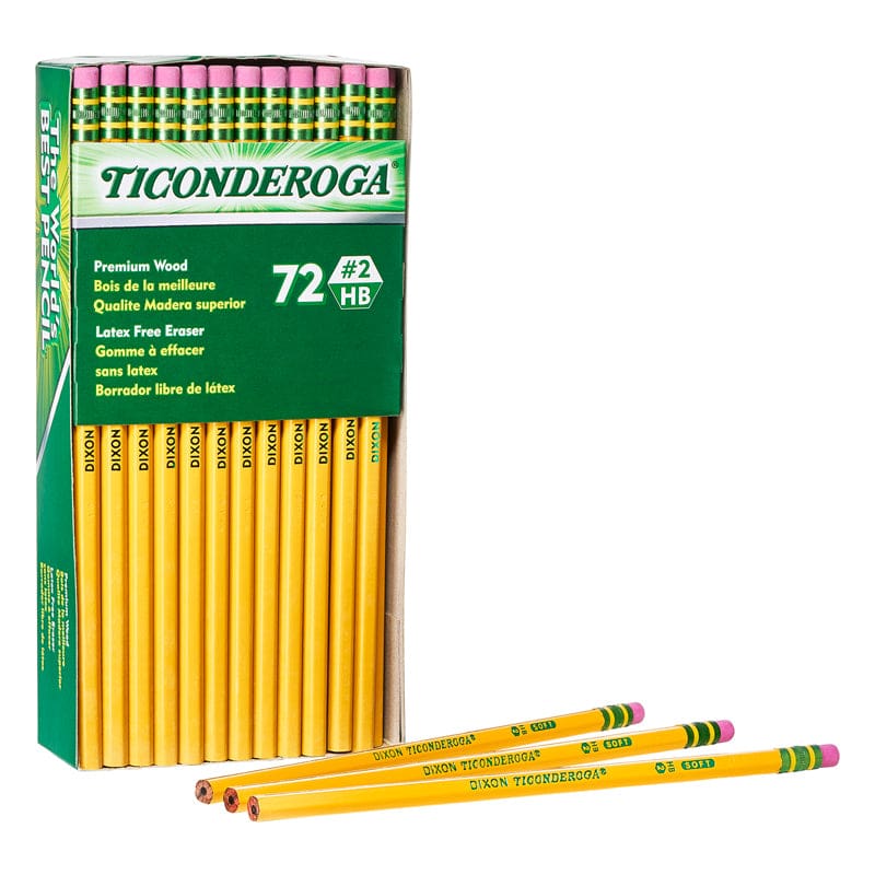 Pencils Unsharpened Box Of 72 Original Ticonderoga - Pencils & Accessories - Dixon Ticonderoga Company