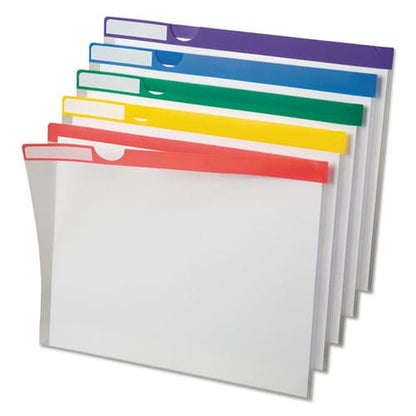Pendaflex Clear Poly Index Folders Letter Size Assorted Colors 10/pack - School Supplies - Pendaflex®
