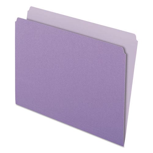 Pendaflex Colored File Folders Straight Tabs Letter Size Orange/light Orange 100/box - School Supplies - Pendaflex®