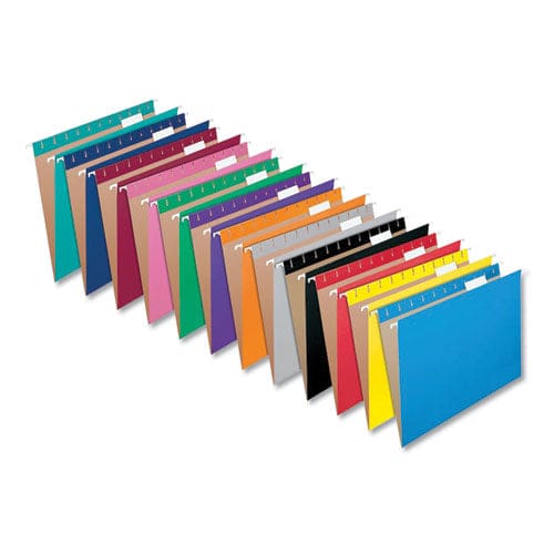 Pendaflex Colored Hanging Folders Letter Size 1/5-cut Tabs Black 25/box - School Supplies - Pendaflex®