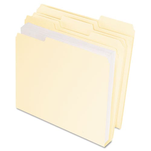 Pendaflex Double Stuff File Folders 1/3-cut Tabs: Assorted Letter Size 1.5 Expansion Green 50/pack - School Supplies - Pendaflex®
