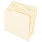 Pendaflex Earthwise By Pendaflex 100% Recycled Manila File Folder 1/3-cut Tabs: Assorted Letter 0.75 Expansion Manila 100/box - School
