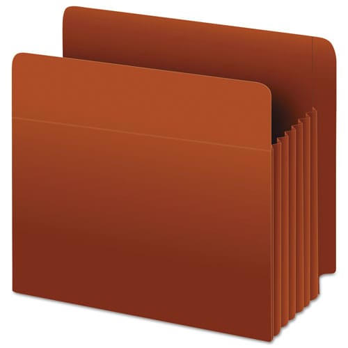 Pendaflex Heavy-duty End Tab File Pockets 5.25 Expansion Letter Size Red Fiber 10/box - School Supplies - Pendaflex®
