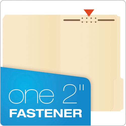 Pendaflex Manila Fastener Folders 1/3-cut Tabs 1 Fastener Legal Size Manila Exterior 50/box - School Supplies - Pendaflex®