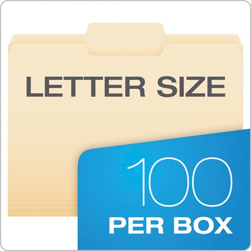 Pendaflex Manila File Folders 1/3-cut Tabs: Center Position Letter Size 0.75 Expansion Manila 100/box - School Supplies - Pendaflex®