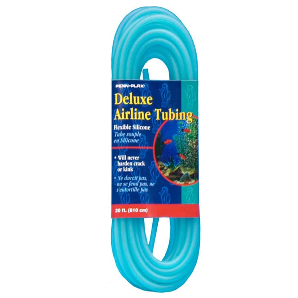 Penn-Plax Deluxe Silicone Airline Tubing Blue 3-16 in x 20 ft - Pet Supplies - Penn-Plax