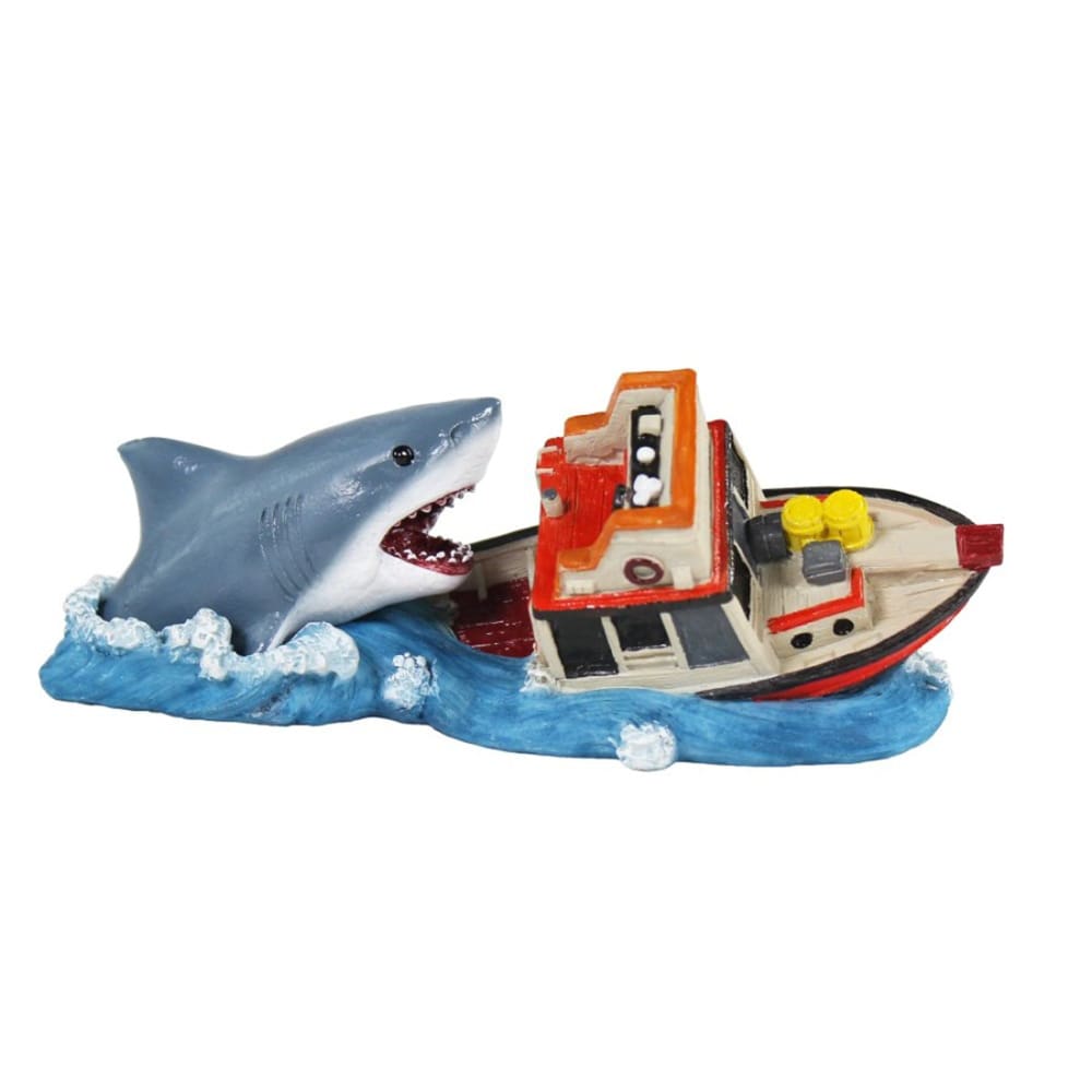 PennPlax Officially Licensed Universal Studios Jaws Boat Attack Dcor SM - Pet Supplies - PennPlax