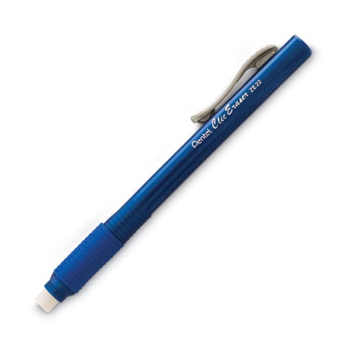 Pentel Clic Eraser Grip Eraser For Pencil Marks White Eraser Blue Barrel - School Supplies - Pentel®