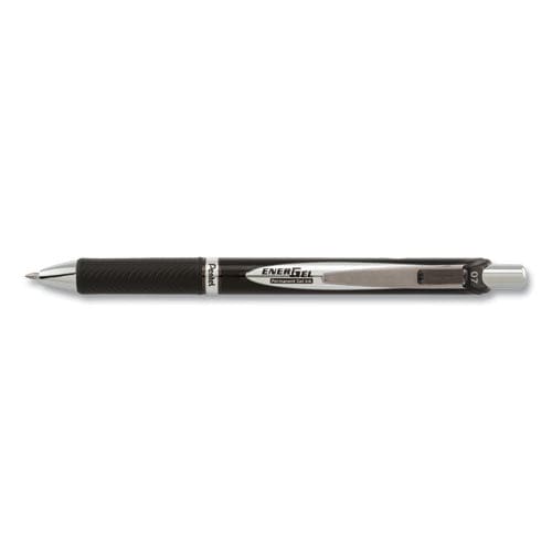 Pentel Energel Pro Gel Pen Retractable Medium 0.7 Mm Black Ink Black Barrel 3/pack - School Supplies - Pentel®